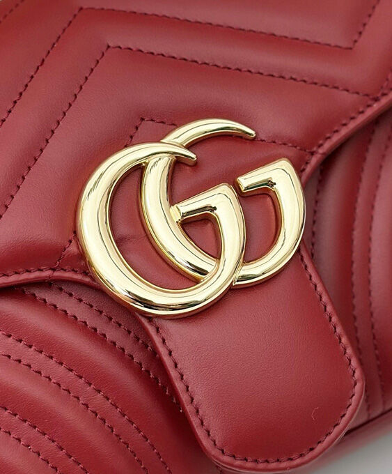 Gucci GG Marmont Small Shoulder Bag 443497 Mauve